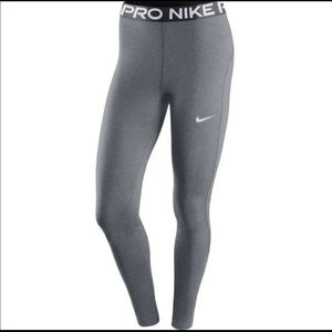 White And Black Gray Nike Leggings 